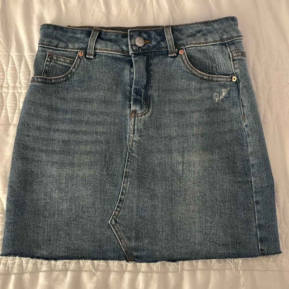 wild fable jean skirt size 0